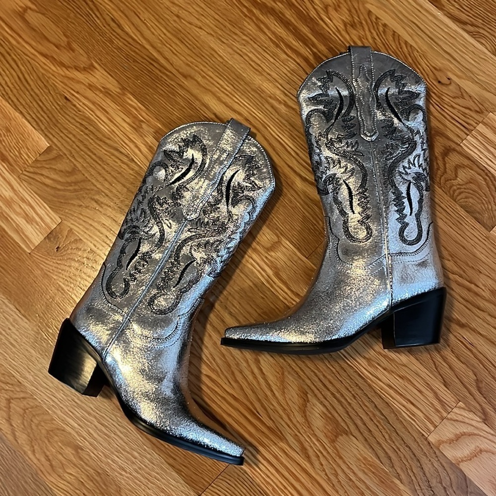 Free People x Jeffrey Campbell Dagget Boots Size 6 NWT - Picture 5 of 13